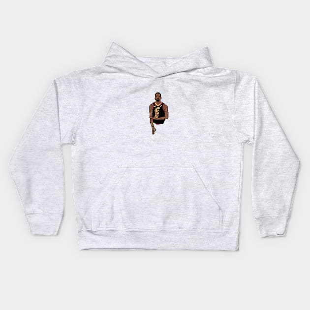 Earl Joseph "J.R." Smith Kids Hoodie by atiatiaman